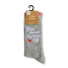 Load image into Gallery viewer, &#39;You knock my socks off&#39; Unisex Socks - from Urban Eccentric
