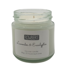 Load image into Gallery viewer, Lavendar &amp; Eucalyptus Soy Wax Candle
