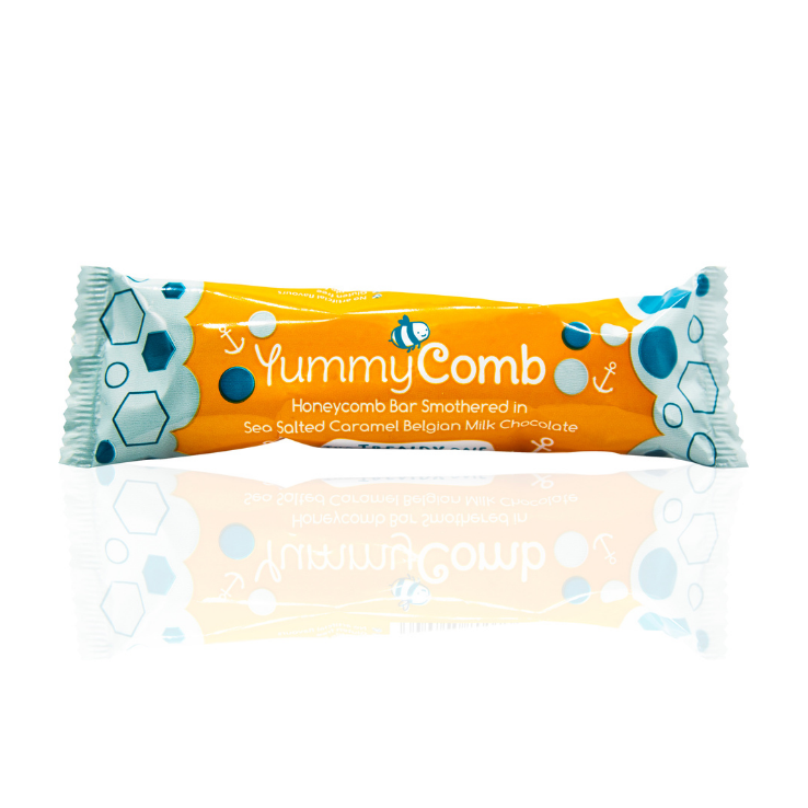 Salted Caramel Honeycomb Bar - from Yummycomb
