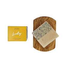 Load image into Gallery viewer, Extra rich calming hand cream, natural goats milk soap and olive wood soap dish.
